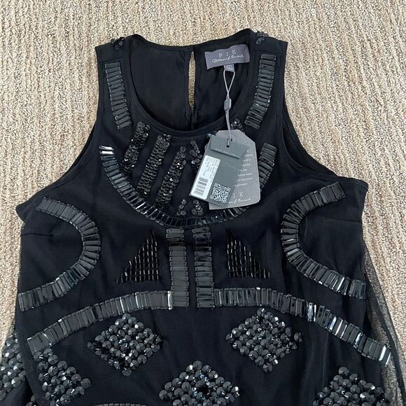 PJK Black Gemmed Blouse - Picture 4 of 7